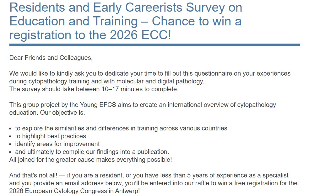 Pathology_Xever's tweet image. efcs.eu/residents-and-…