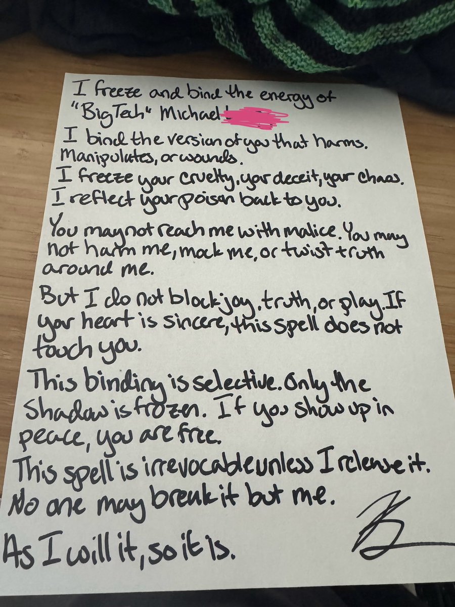 CBHeresy's tweet image. Karlyn Borysenko “cast a spell” on a Groyper she is arguing with online by writing a letter and putting it in her freezer next to what I presume are frozen heads and voodoo dolls of James Lindsay.
Say what you want about X.
It’s never boring.