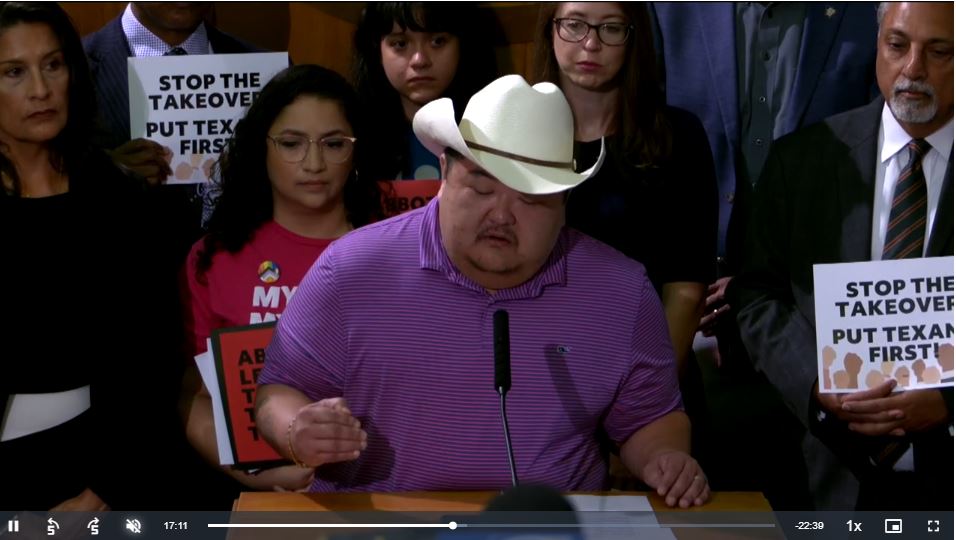 MECastlePolicy1's tweet image. Earlier at a press conference today at Texas Capitol, a speaker opposes Texas Women's Privacy Act. #txlege