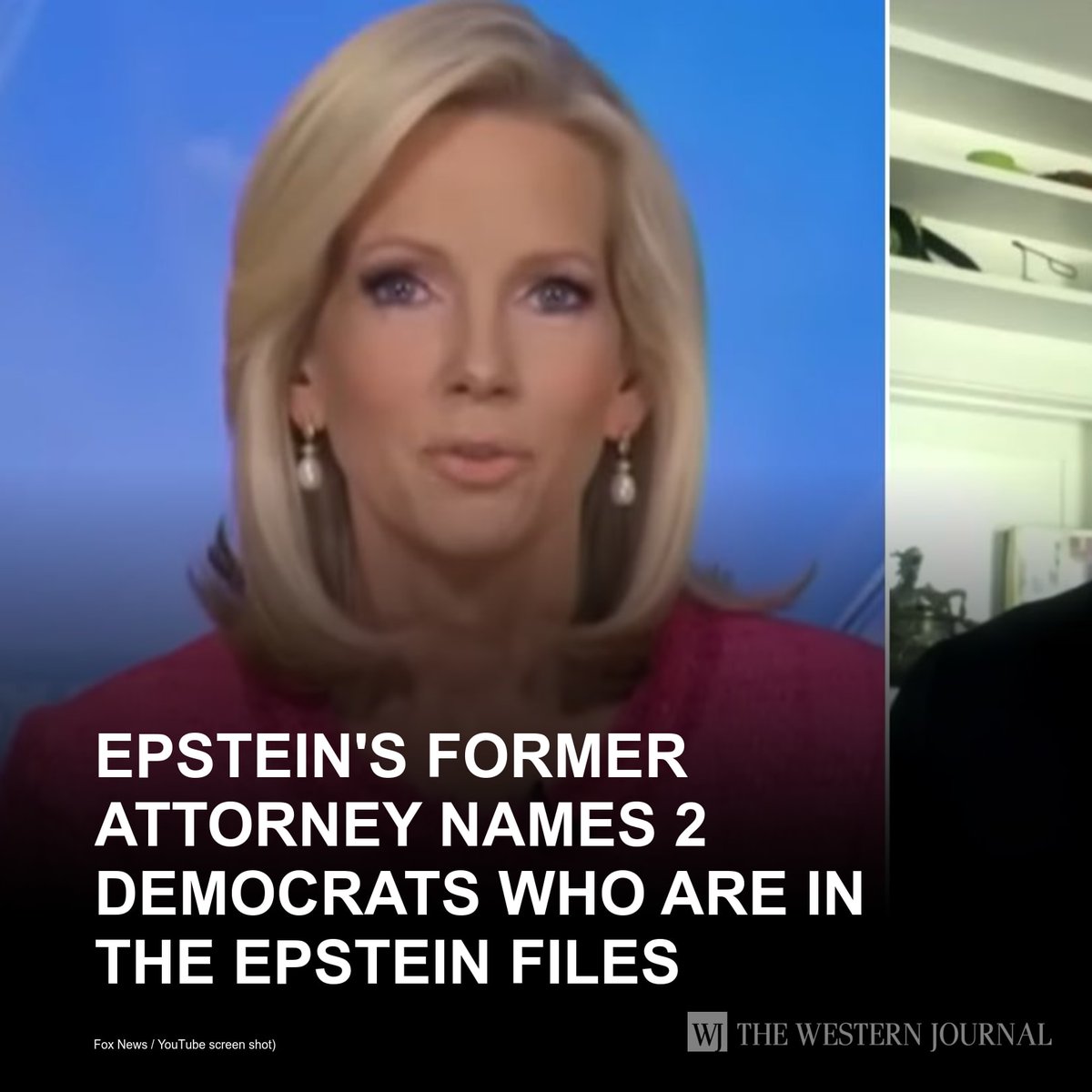 WesternJournalX's tweet image. Former Harvard Law School professor Alan Dershowitz provided two names Sunday of former top Democratic officials he said are in the Epstein files. He told "Fox News Sunday" host Shannon Bream that there was never a client list per se, but there are other… w-j.co/s/35f4a