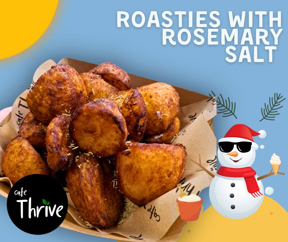 🥔 Roasties with rosemary salt 

#veganfood #vegansofig #veganfoodshare #veganism #veganlife #vegansofinstagram #veganfoodporn #veganrecipes #veganlifestyle 
#plantbased #vegansouthampton #veganhampshire #crueltyfree #vegancafe #southampton #hampshire #veganuary