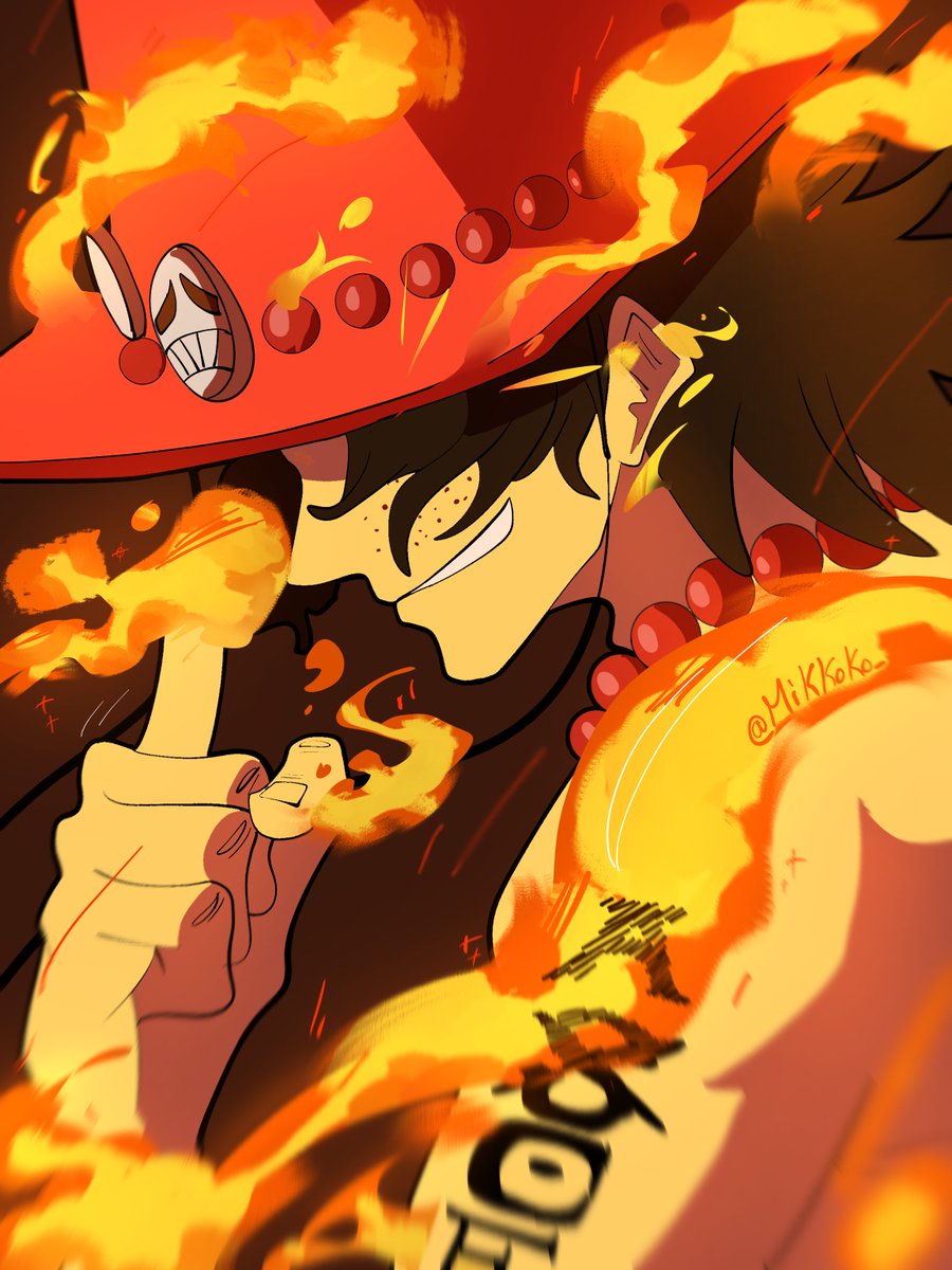 Mikkoko_'s tweet image. -  Fire Fist Ace‼️-
#ONEPIECE #ワンピース