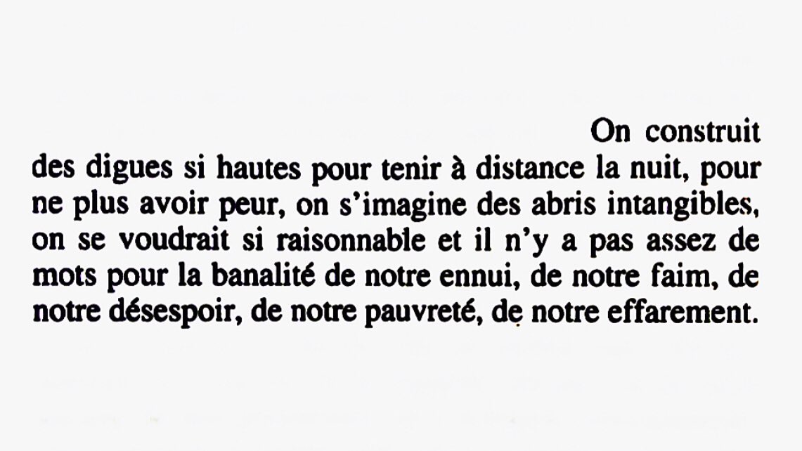 En cas d’amour (Anne Dufourmantelle, 2009).