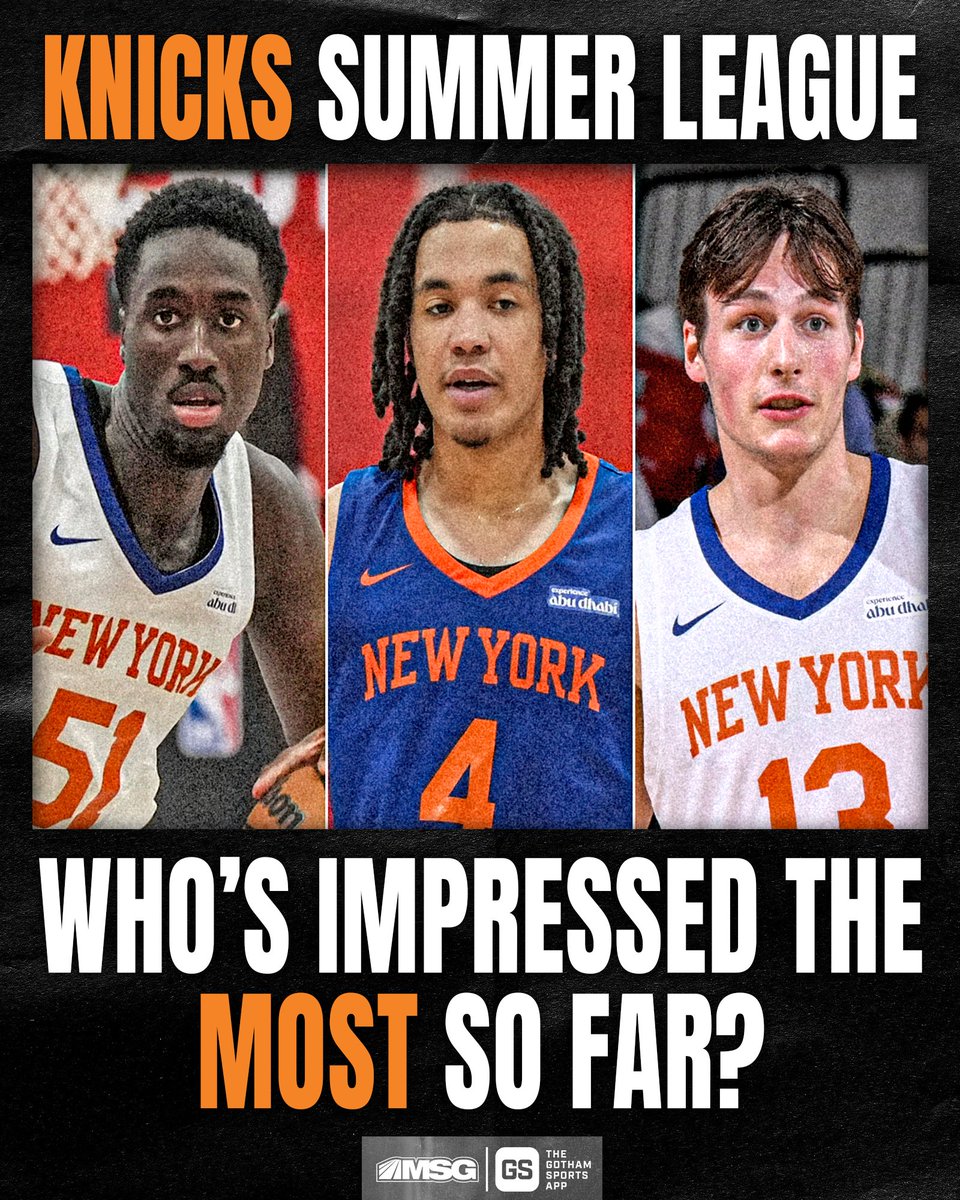 KnicksMSGN's tweet image. Three months until the NBA regular season tips off ⏳