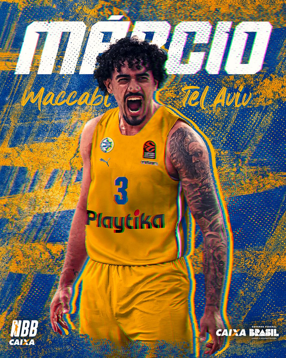 NBB's tweet image. Voa, garoto! 🔥
@MarcioHc3 foi anunciado como novo jogador do @MaccabiTLV ! O atleta de 22 anos representou o @FrancaBasquete por 6 anos e conquistou inúmeros títulos: 3x NBB CAIXA, 2x Copa Super 8, 1x Intercontinental FIBA e 1x BCLA! 🏆
Desejamos boa sorte em sua nova jornada!…
