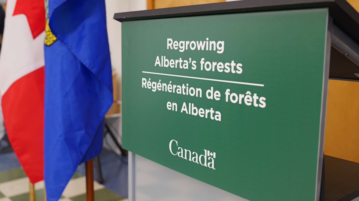 NRCan's tweet image. Today, we announced a joint investment of over $125 million in funding for four tree-planting and habitat-restoration projects in Alberta.
Learn more: ow.ly/4lHp50WsVBg
#2BT