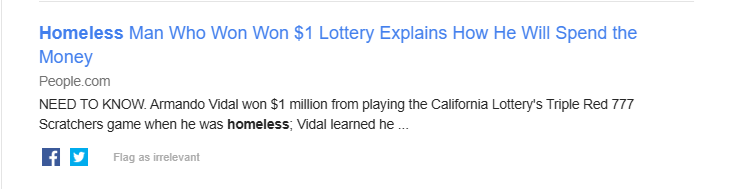 christianbrits's tweet image. He actually won $1 million, but the error makes this headline incredibly funny