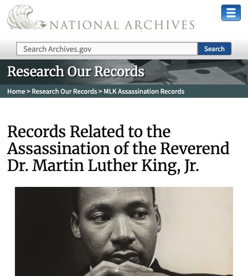 libsoftiktok's tweet image. JUST IN: The Trump administration just released the Martin Luther King Jr assassination files