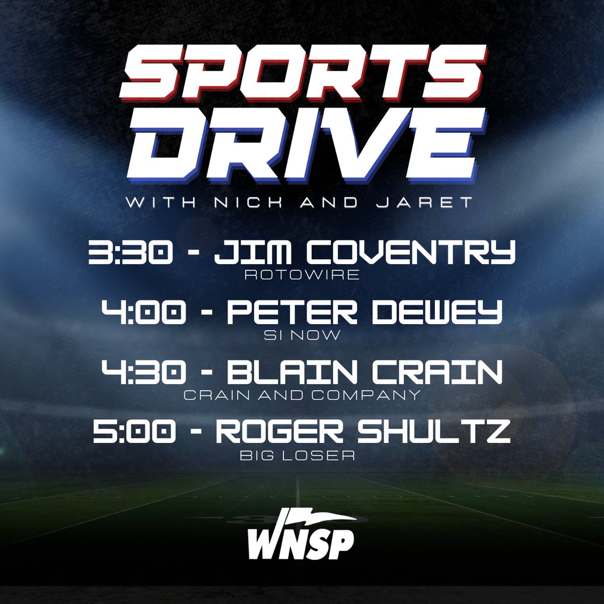 1055wnsp's tweet image. Monday's SportsDrive!
Tune in on 105.5 WNSP, on wnsp.com, or on our Sound of Mobile app!