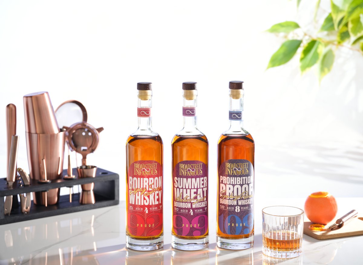 broadstinfamous's tweet photo. The Legends of Broadstreet
Three bold bourbons crafted to stand out and stir your spirit. Perfect for sipping neat or crafting your next masterpiece behind the bar.
Which one will you pour first?
#broadstreetinfamous #whiskeycollection #bourbonlovers #sipresponsibly https://t.co/cOFTJi2IjP