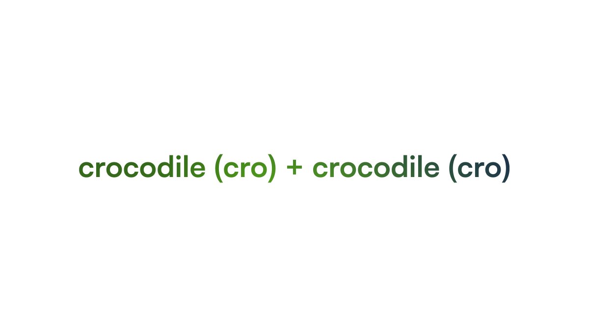 cova_studio's tweet image. Identité Visuelle - Crocro🐊