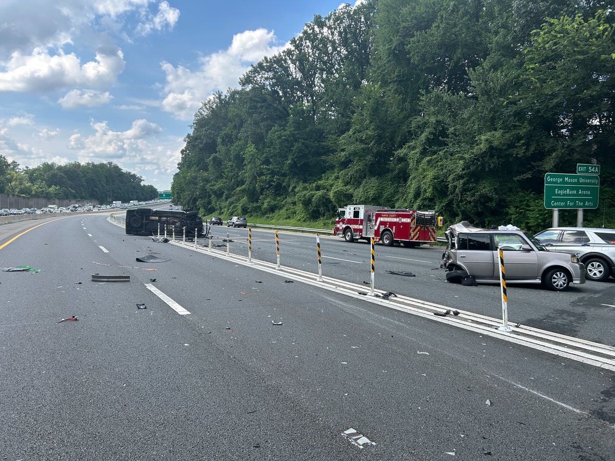 I-495 FATAL CRASH: Virginia State Police is investigating a fatal crash that occurred this afternoon at approximately 3:08 p.m. on Interstate 495 northbound near Braddock Road in Fairfax County. The crash involved four vehicles: a Toyota Tacoma, a Scion XB (fatal), a Honda Civic,