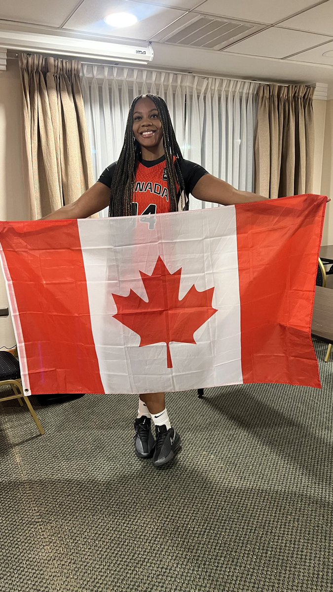EMUWBB's tweet image. Pictured: The current leading scorer at the FIBA Youth Nations America Tournament!😤🦅🇨🇦

Sisi has 16 points and has Team Canada atop the A Pool with a 2-0 record including a win over Team USA!👏 

She is set for one more game tonight at 6:30 p.m. ET!

#EMUEagles | #GreenLightGO