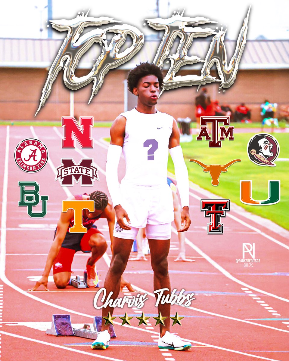 CTubbs2026's tweet image. Excited to announce that I am cutting down to my Top 10! Extremely blessed for this situation and thankful for my family and coaches. #agtg #LLJ #shockeveryone