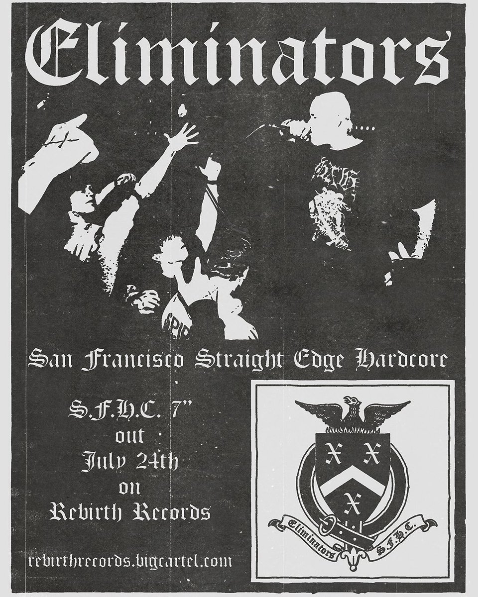 AceXEdge's tweet photo. New music out this week. 4 songs of hardcore punk out of San Francisco. Pre orders and stream up on 7/24/25. Salute to Bob and @RebirthRecords_ https://t.co/5nDVXv7Eto
