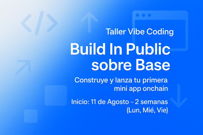 Build In Public on Base ワークショップ バナー