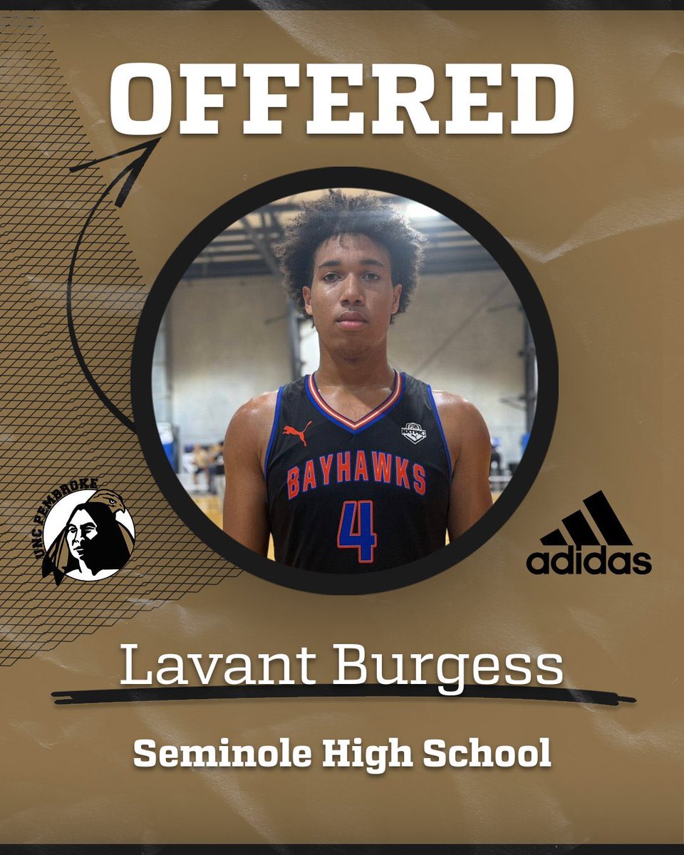 After a wonderful conversation with Coach <a href="/DrewT_Richards/">Drew Richards</a>, I am grateful and excited that I have received a full scholarship offer to play basketball at UNC Pembroke.
<a href="/Nkatz13_/">Noah katz</a> <a href="/Cjsause/">Chris Sause</a> <a href="/FloridaBayHawks/">Byron Batchelor</a> <a href="/coach_zanders10/">Coach Zanders</a> <a href="/CoachAntB1974/">Coach Carlos</a> <a href="/PRO16League/">PRO16/NXTPRO League</a> <a href="/NxtProHoops/">NXTPRO Hoops</a> <a href="/CoachKhalilS/">Khalil Shakir 🏀</a>