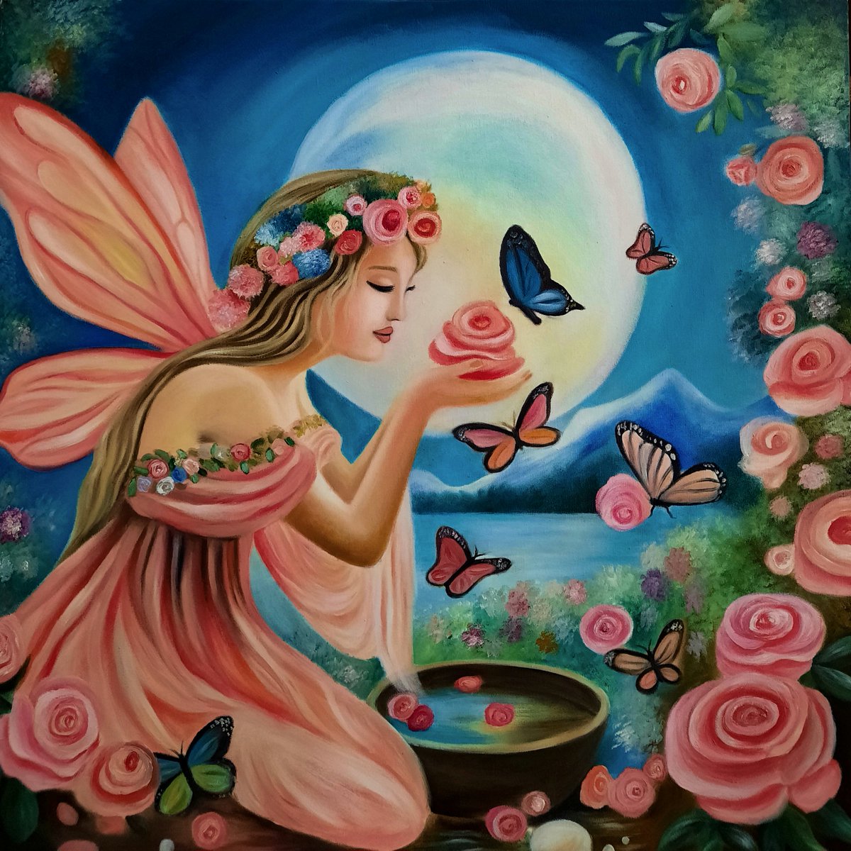 Baharart200's tweet image. Good night my dearest friends #AEW 🥰🩶
this is my new oil painting on @objktcom 🎨
✨In the heart of a Petal ✨
ED 9/10
8.88 $XTZ
link in comments ⬇️