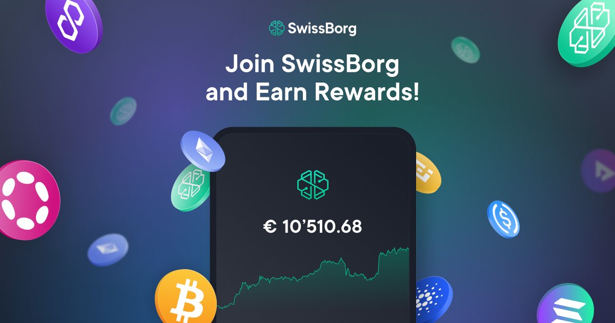 WeMineFi's tweet image. Want to earn €10 worth of free BTC? 🤑

Join @swissborg app -&amp;gt; Provide the code &quot;WEMINE10&quot; during the signup process, it&apos;s just 3 simple steps to be eligible:
✅ Download the SwissBorg app (Apple or Android)
✅ Complete KYC
✅ Simply trade €100 or more; e.g. Buy 100USDC to join…