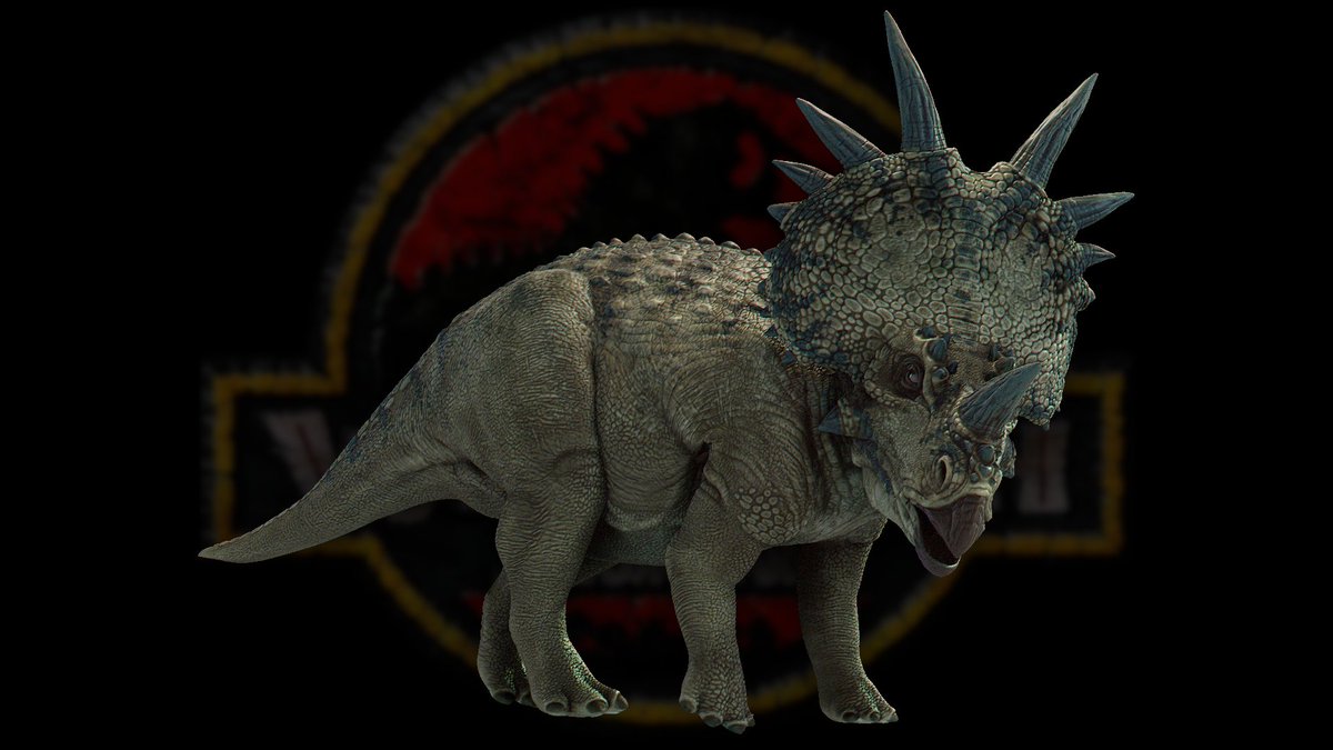 patrik_cauan's tweet image. JP Warpath Styracosaurus
#jurassicpark #warpath #dinosaurs #3DModel #blender