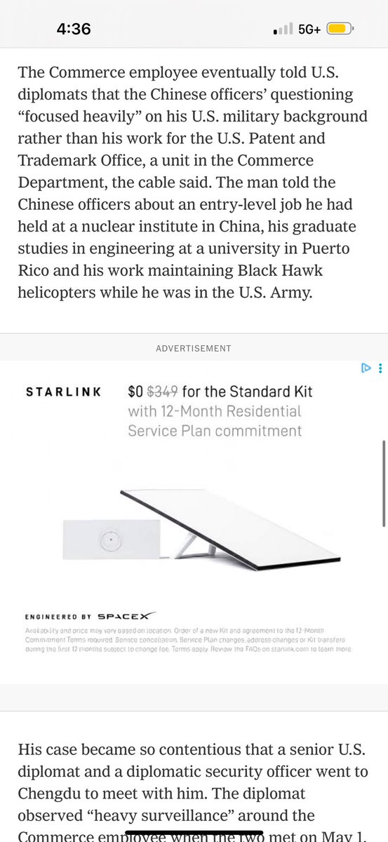 isaacstonefish's tweet image. New information on the U.S. government employee banned from leaving China: questions about sensitive U.S. military technology.