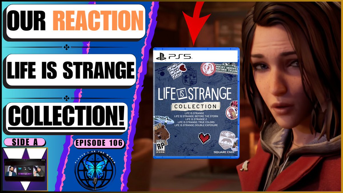 Player 1 vs The World ๐ฆ (@p1vstheworld) on Twitter photo The โLife Is Strange Collectionโ is revealed ๐ฎ๐
Ashly Burch talked about Chloe Price ๐ฆ๐ฅน
Nik Shriner's praise for Hannah Telleโs return as Max Caulfield ๐๐ฅ
'Side A' of episode 106 of StrangeCast is now here! | <a href="/AdnanRiaz9/">Judge Riaz Of The Abyss ๐จโโ๏ธ๐ณ๏ธ</a> & <a href="/AceTheGrocer/">Adam Evalt (๐ฌ๐ช๐ผ๐ฝ๐ธ๐ป ๐ฐ๐ช๐ป๐ญ๐ฎ๐ท) ๐บ๐ฆ</a>
๐๏ธ youtu.be/GFpgQEXqhds The โLife Is Strange Collectionโ is revealed ๐ฎ๐
Ashly Burch talked about Chloe Price ๐ฆ๐ฅน
Nik Shriner's praise for Hannah Telleโs return as Max Caulfield ๐๐ฅ
'Side A' of episode 106 of StrangeCast is now here! | <a href="/AdnanRiaz9/">Judge Riaz Of The Abyss ๐จโโ๏ธ๐ณ๏ธ</a> & <a href="/AceTheGrocer/">Adam Evalt (๐ฌ๐ช๐ผ๐ฝ๐ธ๐ป ๐ฐ๐ช๐ป๐ญ๐ฎ๐ท) ๐บ๐ฆ</a>
๐๏ธ youtu.be/GFpgQEXqhds