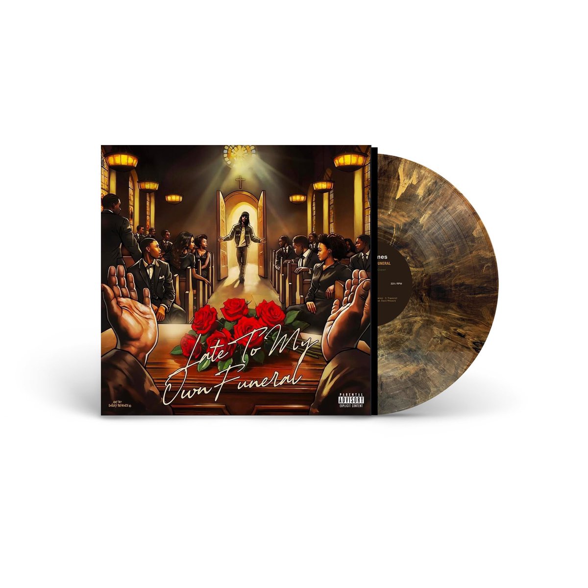 DebatingHipHop_'s tweet image. looks like i’m buying my 3rd Boldy & Craven vinyl…
Late To My Own Funeral (Copper Swirl Vinyl)
Available on July 25th at 12PM EST via @wearenearmint