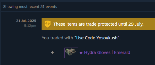 If you have some free time and want to win some skins, you can enter the <a href="/yosoykush/">yosoykush</a> discord and play some games, there you will find all the information you need discord.gg/puxY2Qmw