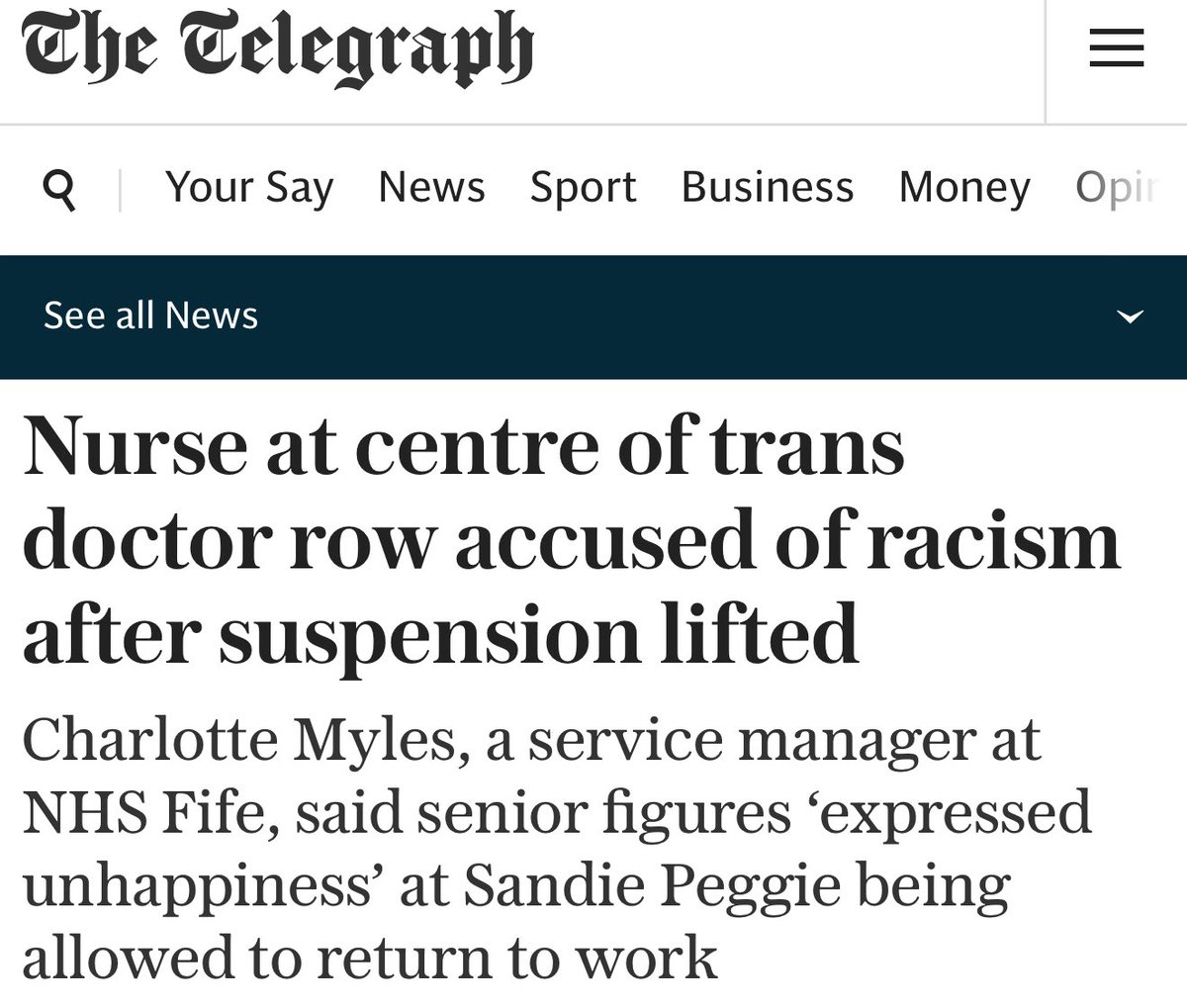 salltweets's tweet image. When claims of “twansphobia” fail to destroy a woman’s life, TRAs move on to the racism accusation. Every woman fighting against gender ideology & not backing down has experienced this. When they get to racism, they’re desperate.
Best to ignore them from the get go.