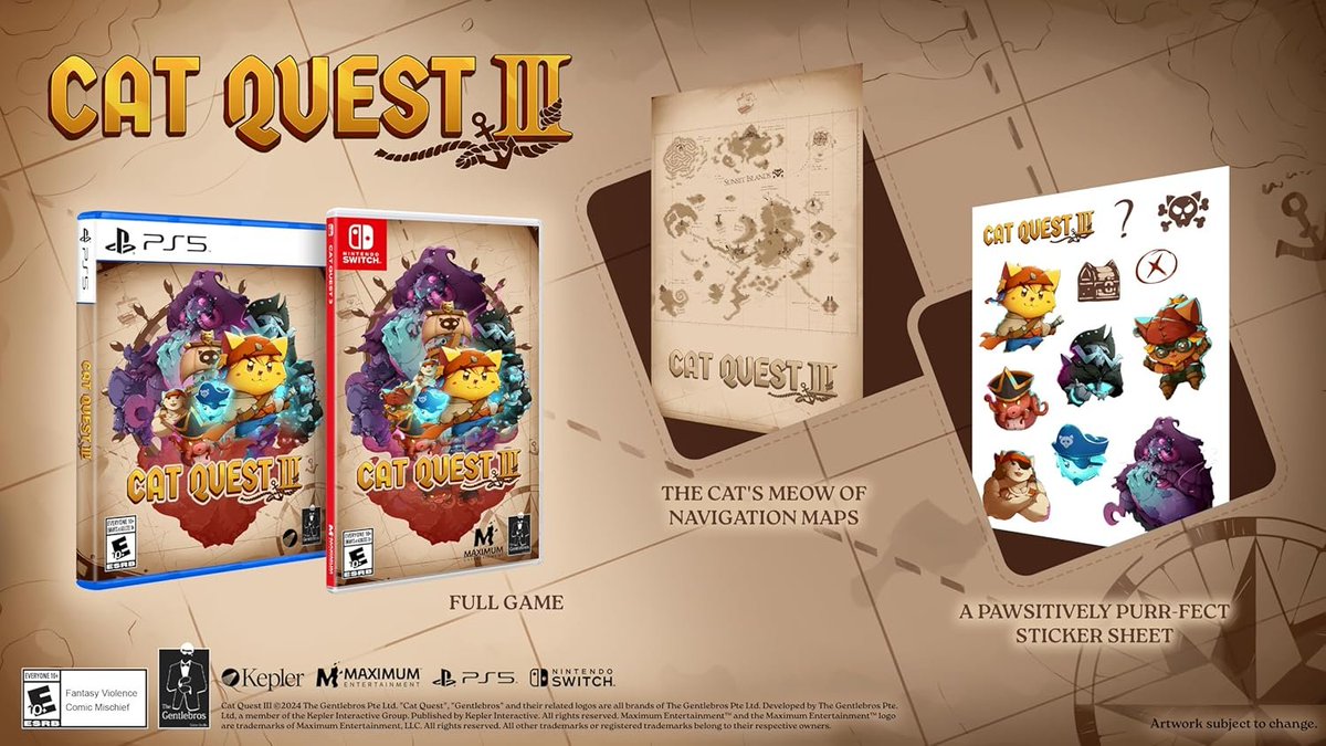 Nintendeal's tweet image. Cat Quest III (Switch) physical release is 44% off on Amazon: bit.ly/44RxxnX $16.80 lowest price ever
This game rules