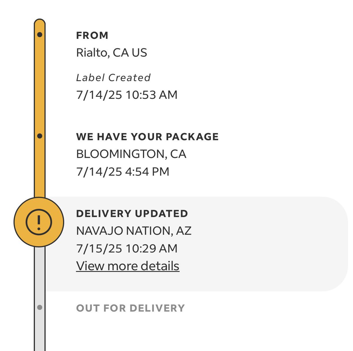 BeardedPresby's tweet image. So remember that package i had coming, that i was excited about? Never got it. Who was the deliverer? FedEx. 😤
So i chatted with the company, they are sending a replacement. I doubt i’ll get that one too.
So who did get my first one?
The damn Navajo Nation in Az. 😩😡
Why?