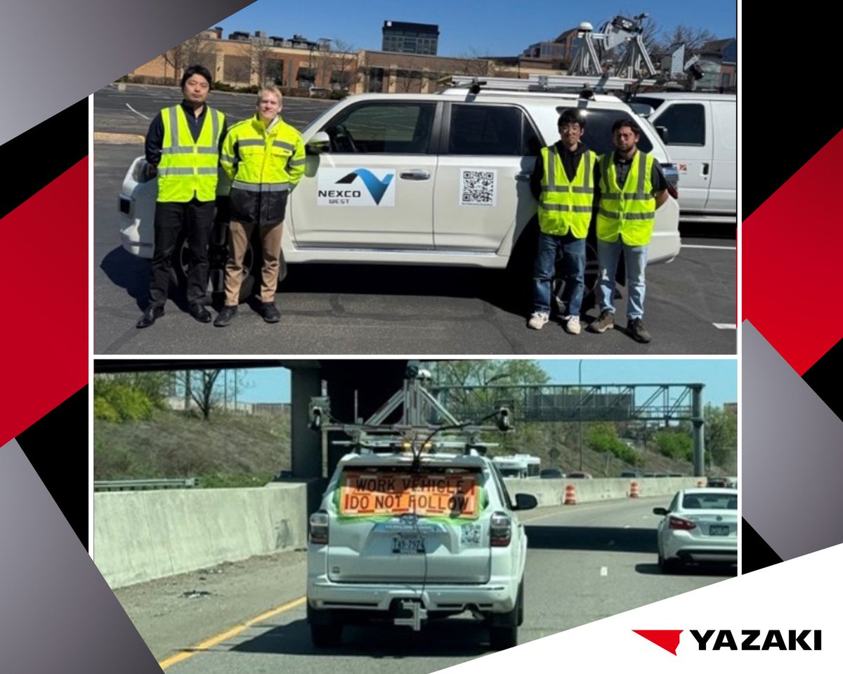 🛣️ #Yazaki has entered a Service Agreement with #NEXCO-West USA to support #advancedroad &amp; bridge maintenance. Using cutting-edge NDE #technologies, the partnership kicked off with a bridge inspection project in Minnesota