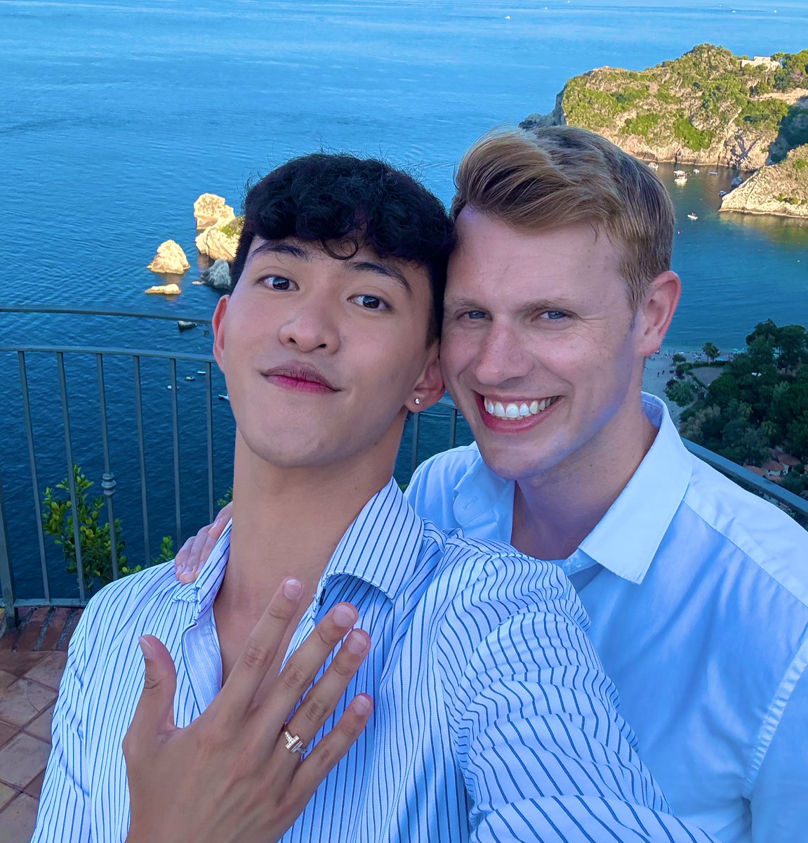 robbysoave's tweet image. Some personal news from my Sicily trip earlier this month, in case anyone missed it: I got engaged! 💍