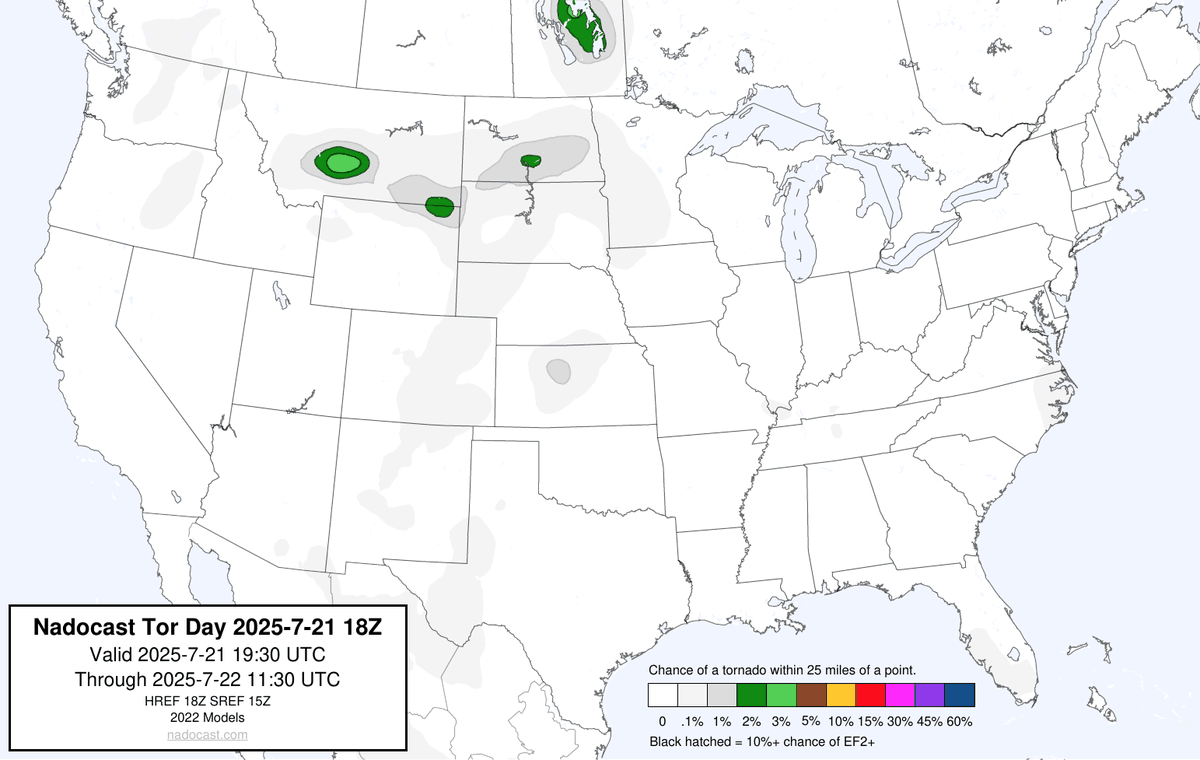 18Z Day Tornado Forecast (New New 2022 Models)