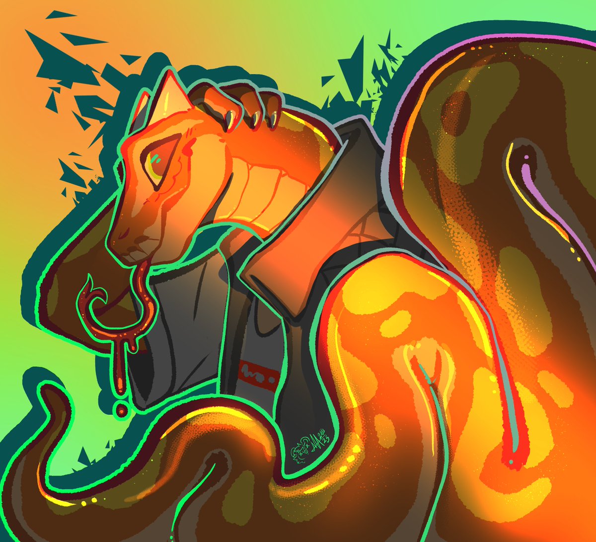 Violet_Cross18's tweet image. Revenge on @Ty__kii 🐍