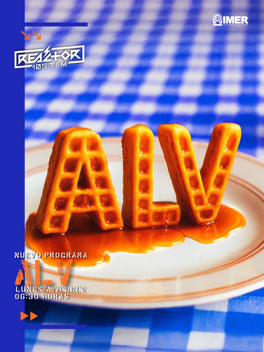 Reactor105's tweet image. #GeneraciónR 🧇 Pónganle al 105.7 FM que ya inicia ALV con Maye, @soygerardotovar y @GabiTulum

Hoy vamos con #RadioALV