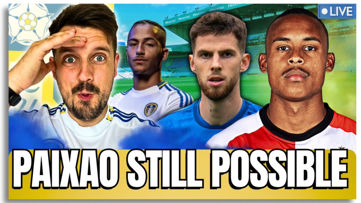 onlyleedsbros's tweet image. STACH MEDICAL COMPLETE + PAIXAO STILL POSSIBLE, MATEO JOSEPH DILEMMA | Leeds Latest Transfer News
🔗 ⬇️
youtube.com/live/GIbxeZruL…
#LUFC #LeedsUnited #Transfernews