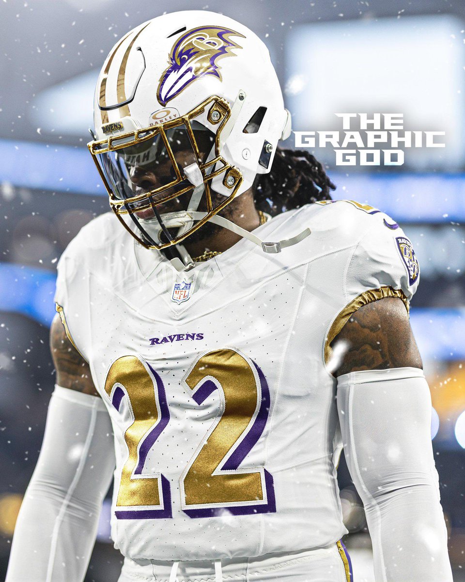 LIVERavenNation's tweet image. Would you approve this Ravens whiteout uniform concept? ❄️🥶
(@TheGraphicGod_)
