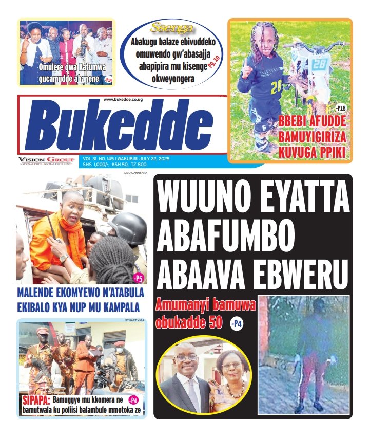 StuartYiga's tweet image. YOUR #TUESDAY BANGER!
@newvisionwire @tvwestUG @BarbaraKaija @JudiciaryUG @PoliceUg @newvisionwire @IsaiahKatumwa @Thomas_Tayebwa @MulagoReferral @MulagoSWNH @Parliament_Ug @IrishTimes @NUP_Ug @HEBobiwine @MlLefranc @Tom_Magambo @ShamimMalende