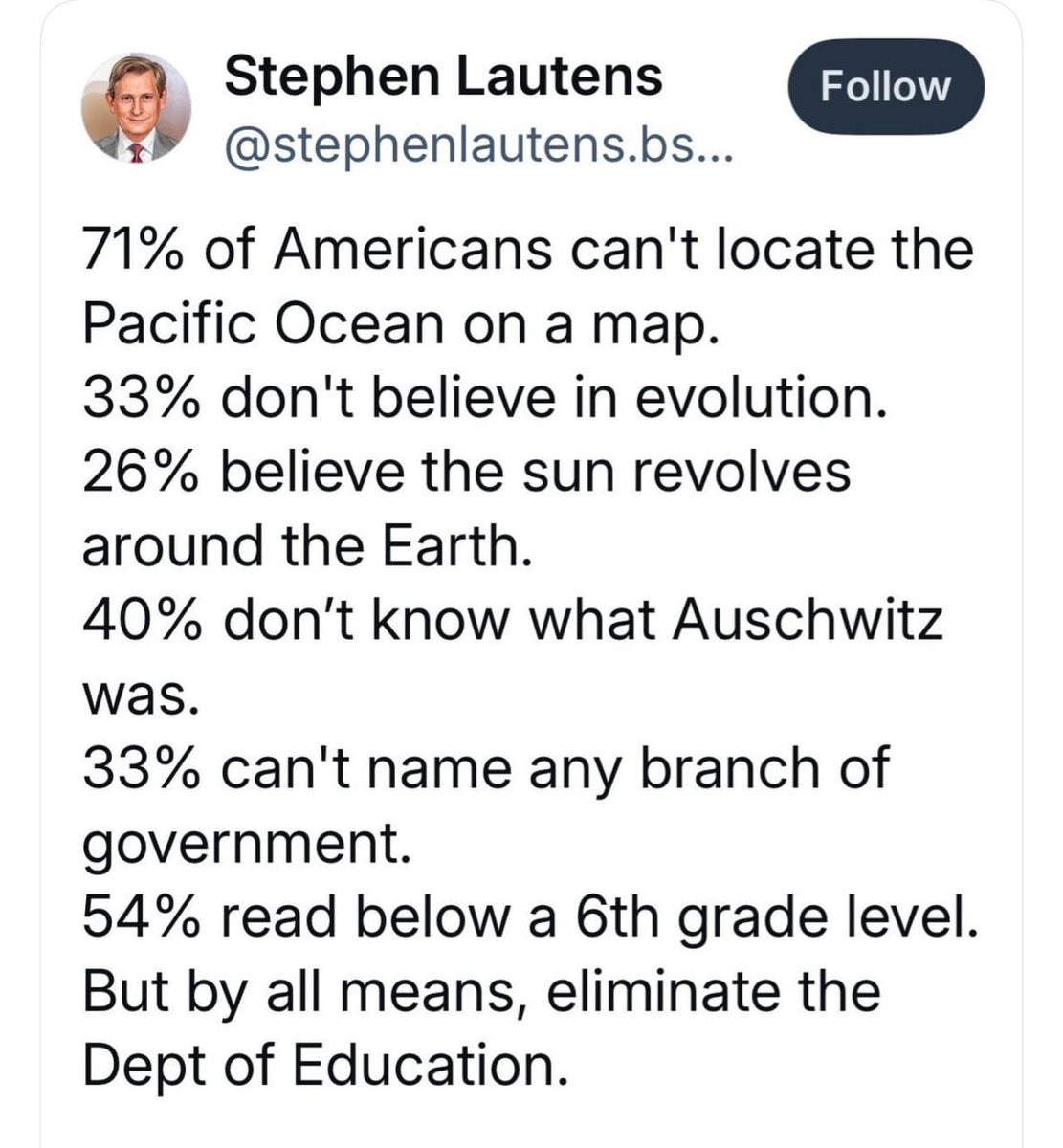 1972RanPar's tweet image. Is this guy for or against abolishing the DOE?
He seems to be making a great argument to get rid of it.