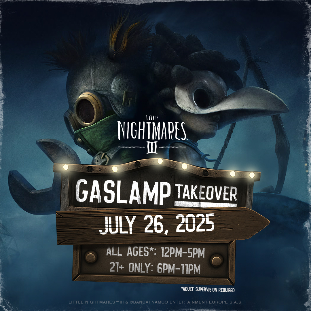 BandaiNamcoUS's tweet image. The time is approaching, Little Ones! Keep your eyes peeled for more clues about where to find us in the Gaslamp on July 26, 2025 at #SDCC.
And there's no need to fear: this event is open to the public...if you can find us 😏