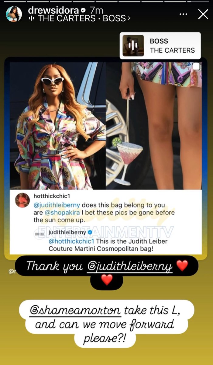 JaysRealityBlog's tweet image. #DrewSidora tells Shamea to take the L & asks if they can move forward 🍑 #RHOA