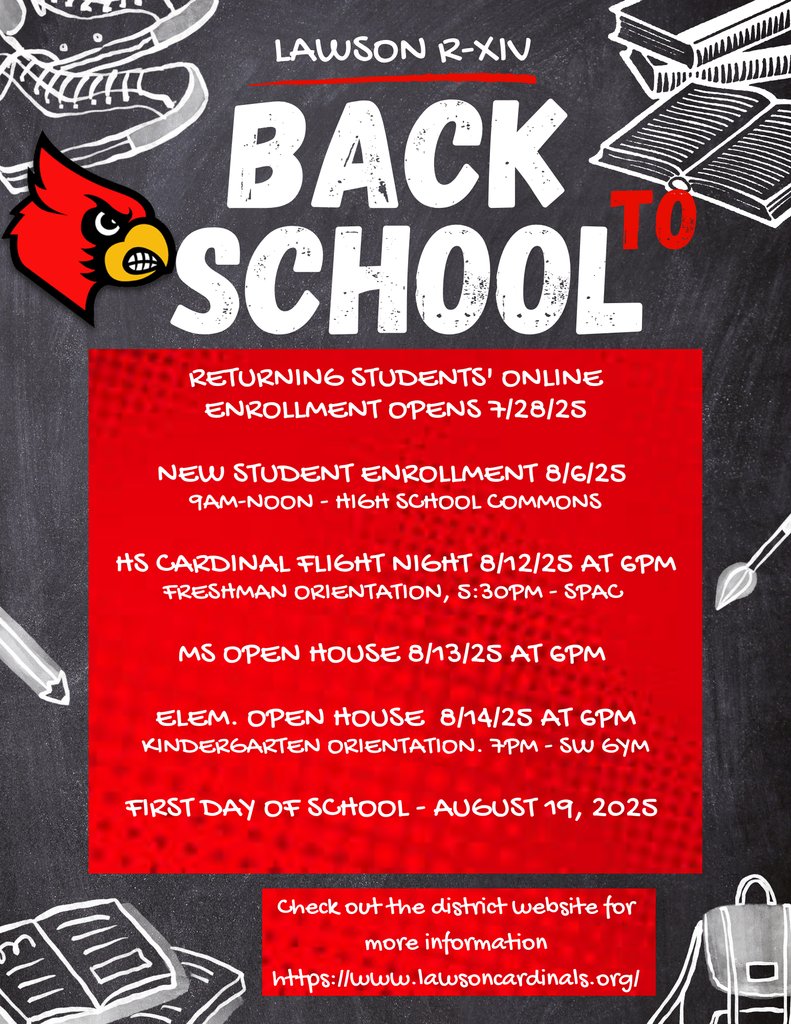 2025-2026 Back To School Information