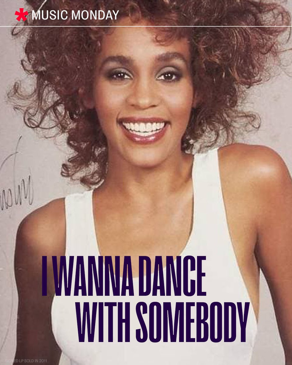 JuliensAuctions's tweet image. Released in 1987, Whitney Houston’s “I Wanna Dance with Somebody” turned heartache into a dance-floor anthem. Critics hesitated, but fans didn’t—it soared to No. 1 worldwide and won a Grammy. Decades later, it’s still pure pop perfection.
Now, we are honored to offer rare pieces…