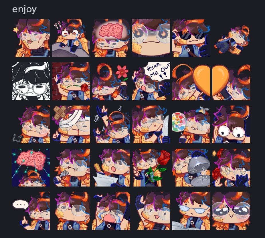 Chibaster_'s tweet image. Just finished with my new 30 emotes. Took forever but they look so cute