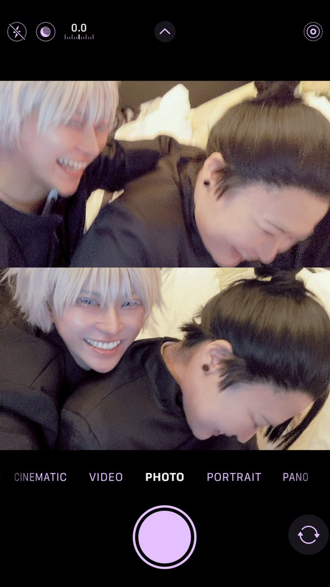 nagisuke_04's tweet image. cosplay／呪術廻戦

　───　ずっと…　───

@omochi_021c 　傑
＠なぎ　悟