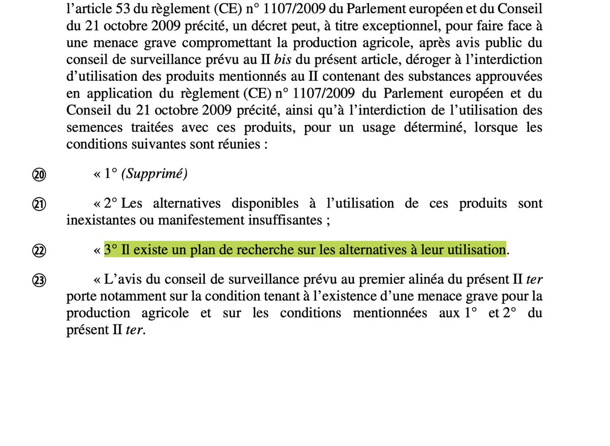 Guillaume LEPERS (@guillaumelepers) on Twitter photo Bonjour <a href="/marinetondelier/">Marine Tondelier</a>,
Si vous aviez lu la #PPLDuplomb, vous verriez que les filières en situation d’impasse sanitaire doivent financer la recherche d’alternatives en contrepartie de la possibilité de recourir à l’acétamipride.
#StopFakeNews Bonjour <a href="/marinetondelier/">Marine Tondelier</a>,
Si vous aviez lu la #PPLDuplomb, vous verriez que les filières en situation d’impasse sanitaire doivent financer la recherche d’alternatives en contrepartie de la possibilité de recourir à l’acétamipride.
#StopFakeNews