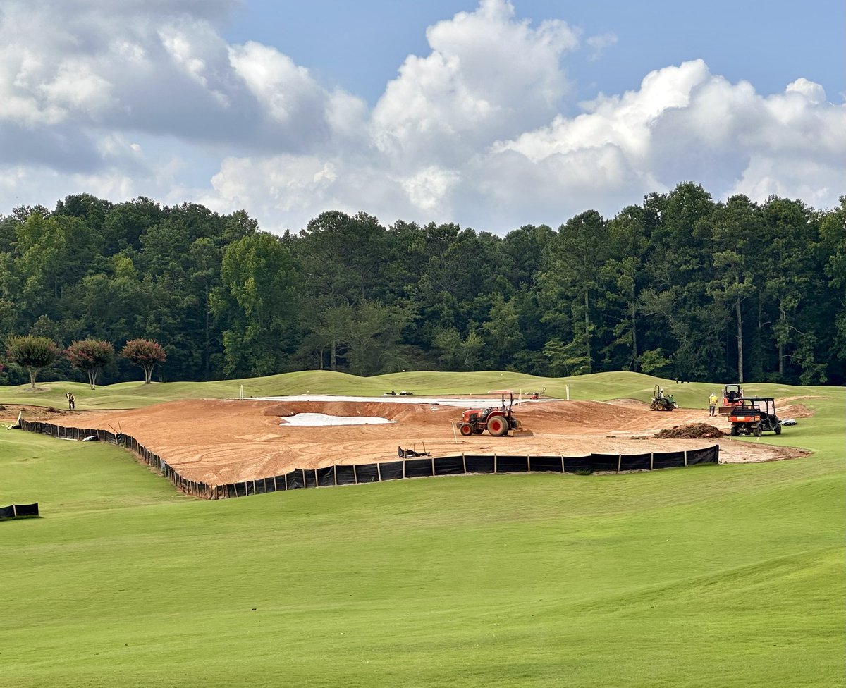 bergingolf's tweet image. Three down, getting several ready for grass at Marietta CC!