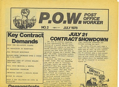 wrkclasshistory's tweet image. #OtD 21 Jul 1978 a wildcat strike of thousands of US postal workers in several cities broke out for improvements to their contracts, lasting four days. Management fired 125 workers in revenge, though many were reinstated after years of campaigning stories.workingclasshistory.com/article/9390/u…