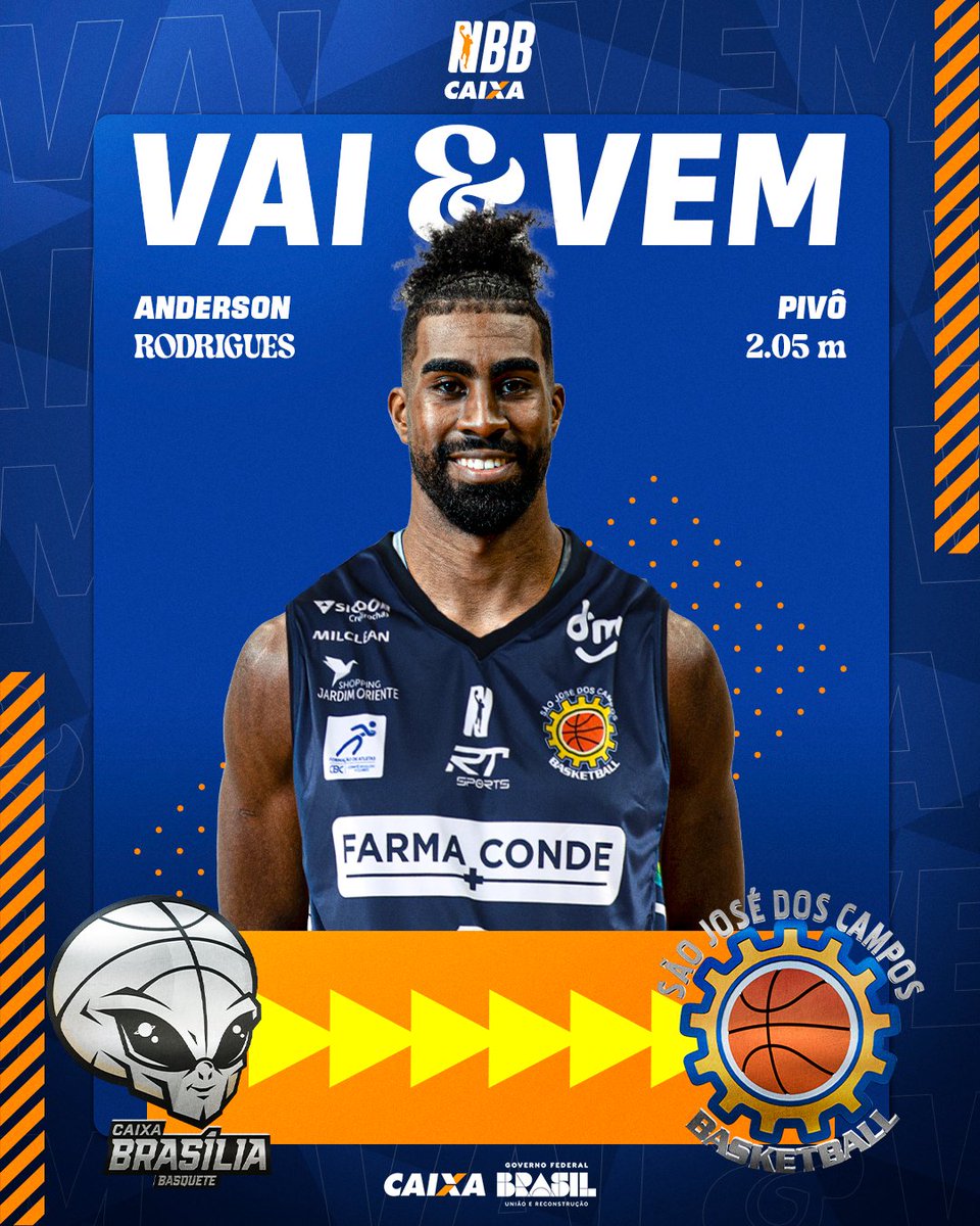 NBB's tweet image. Mais reforços chegando no elenco da Águia! 🦅
O São José anunciou quatro caras novas para a temporada 2025/26 do NBB CAIXA! Com os novos integrantes, o time do interior conta com sete integrantes, sendo seis reforços, além do comandante Régis Marrelli! 🏀
Vai se formando um…